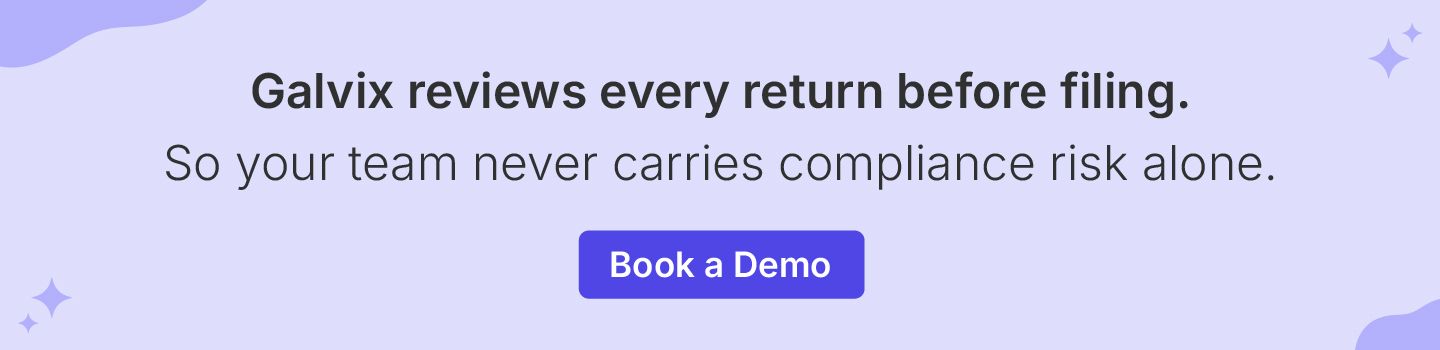 Book a demo with Galvix to learn more