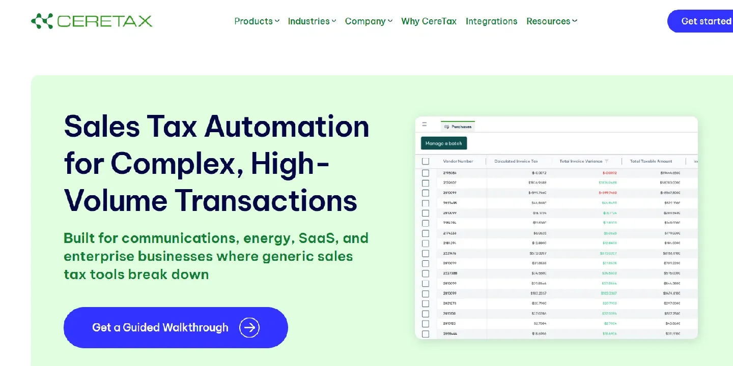 CereTax homepage screenshot