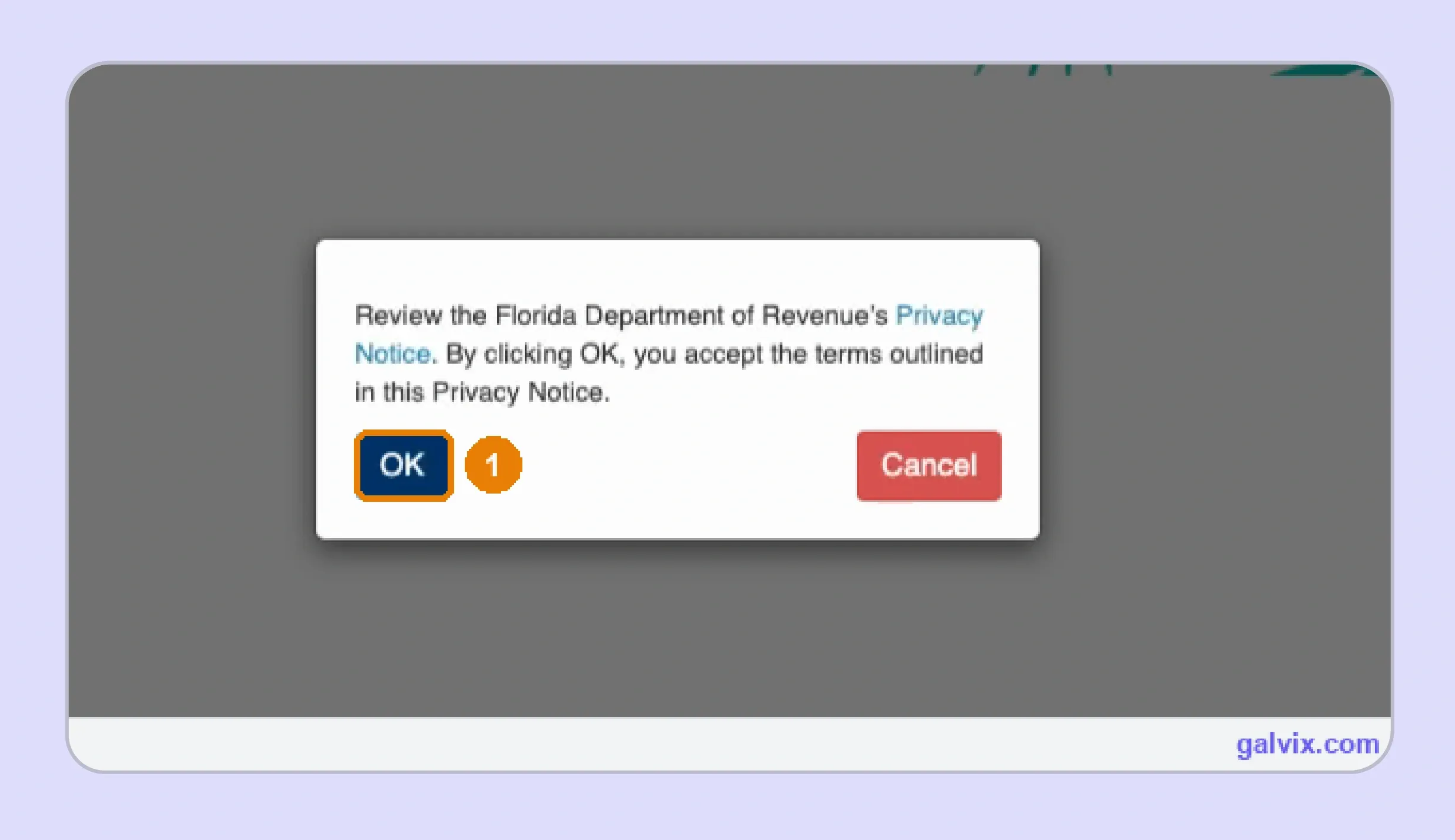 Florida Sales Tax privacy notice
