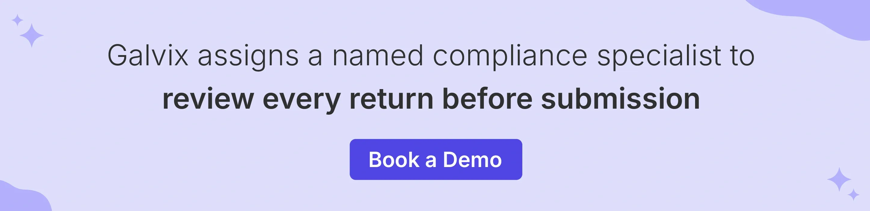 Galvix compliance specialist reviews and files returns on behalf of growing businesses