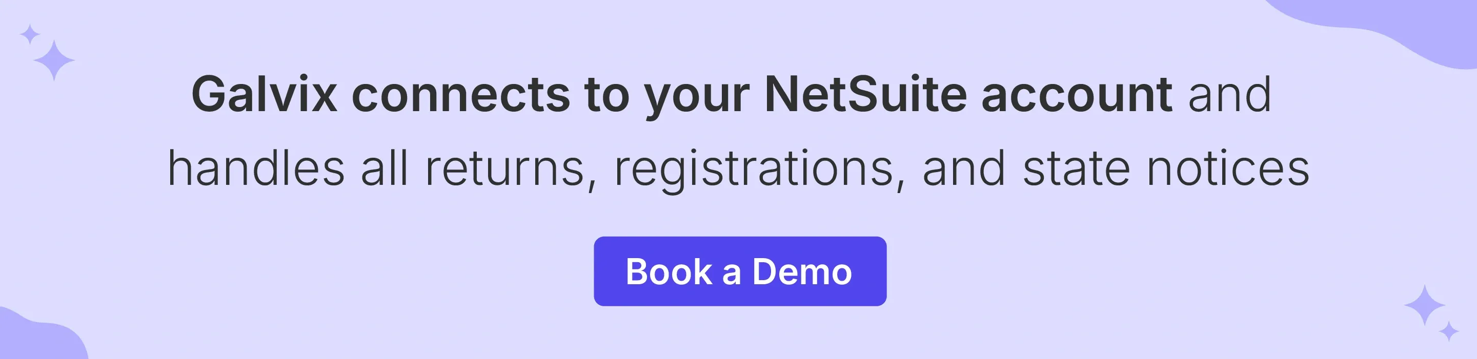 Galvix compliance specialists manage NetSuite sales tax returns and Nexus monitoring