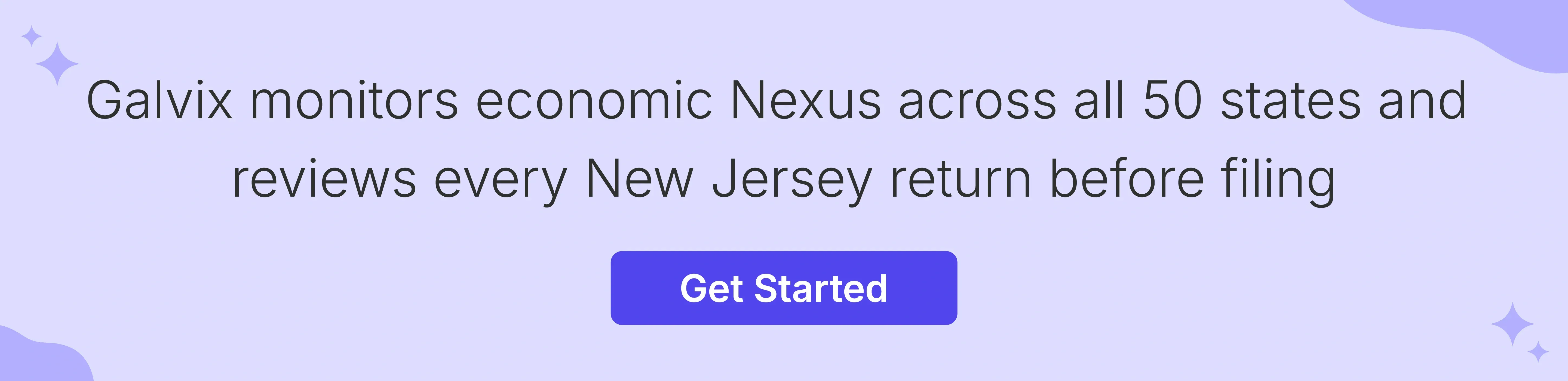 Galvix compliance specialists manage New Jersey sales tax returns for businesses