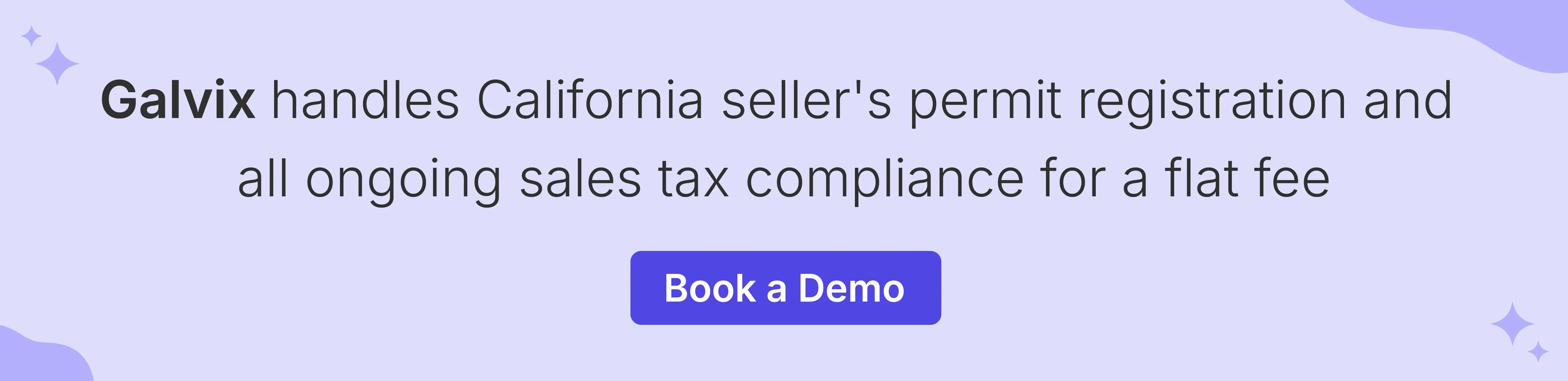 Galvix compliance team completes California seller's permit registration for businesses