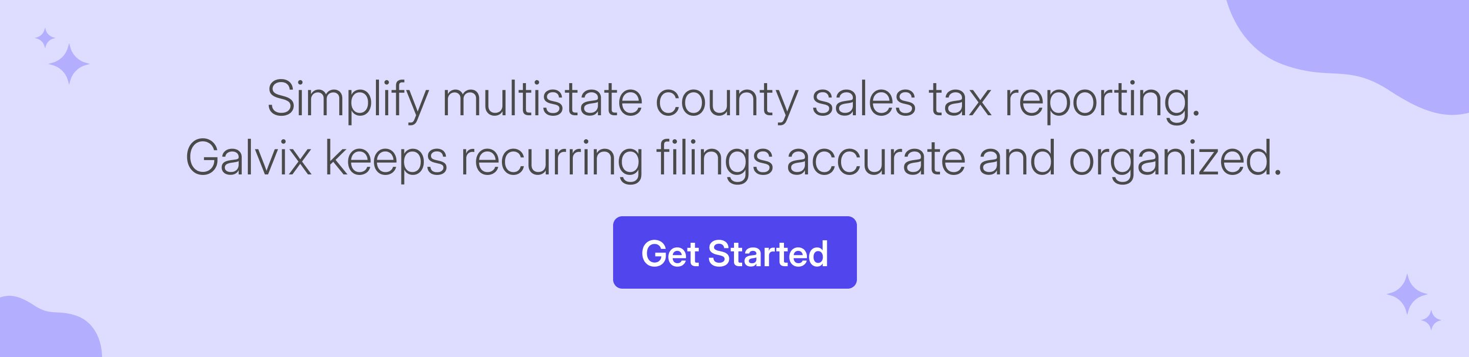 Galvix coordinates Nevada and multistate sales tax compliance
