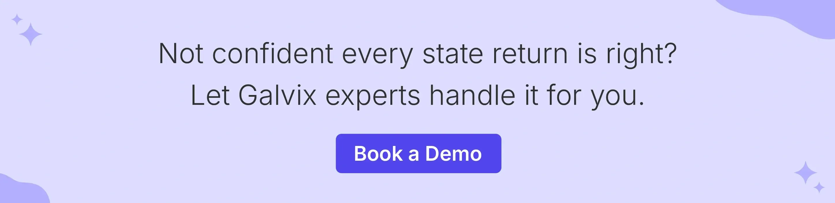 Galvix experts manage accurate sales tax filing across multiple states