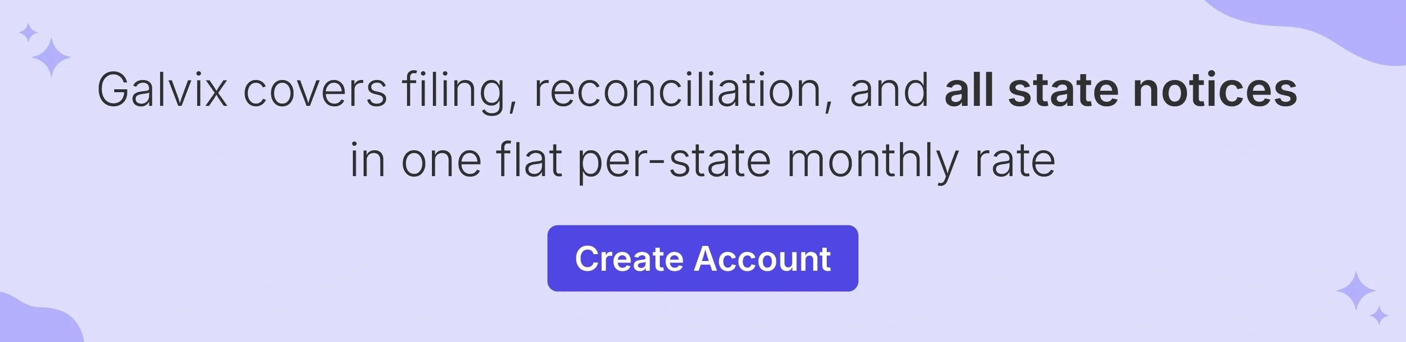 Galvix flat per-state pricing covering full compliance management for growing businesses