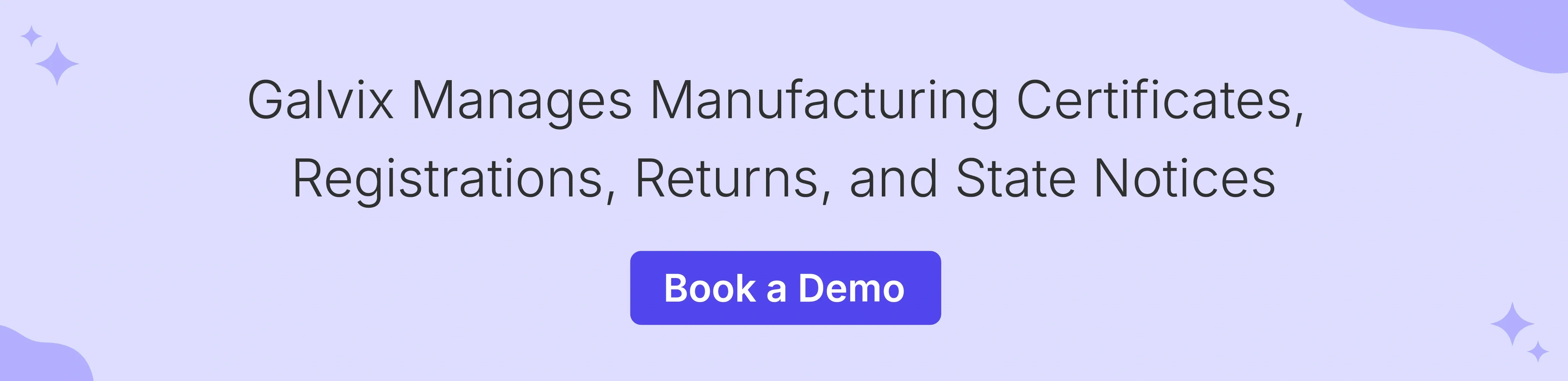 Galvix manages manufacturing sales tax compliance for businesses