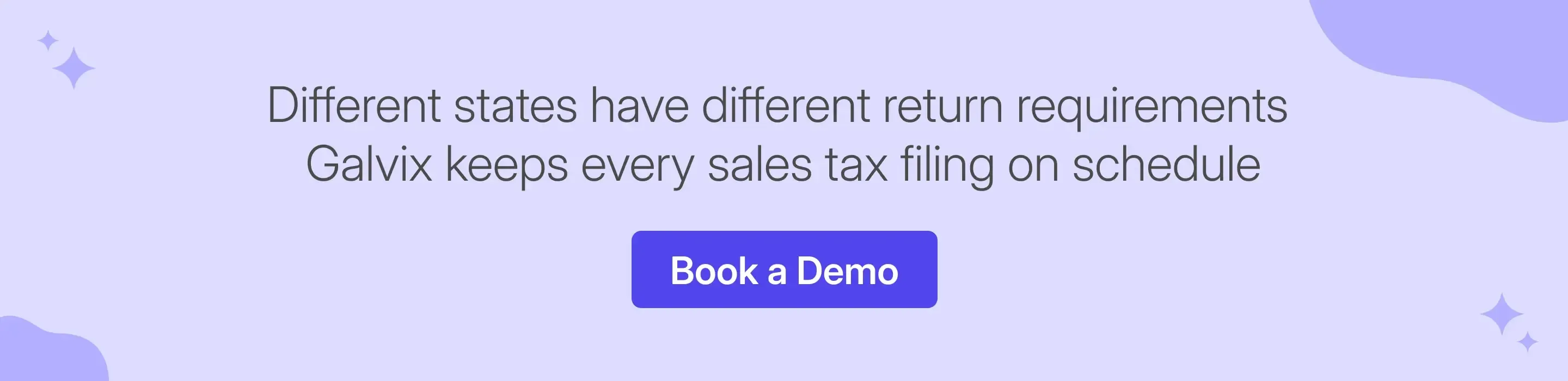 Galvix manages multistate sales tax filings across different states