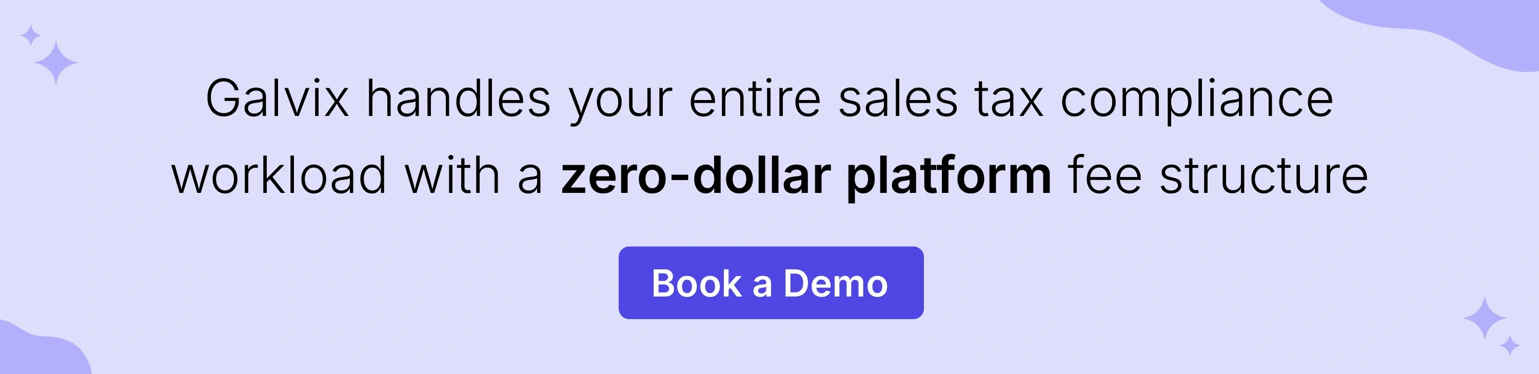 Galvix offers managed sales tax compliance services