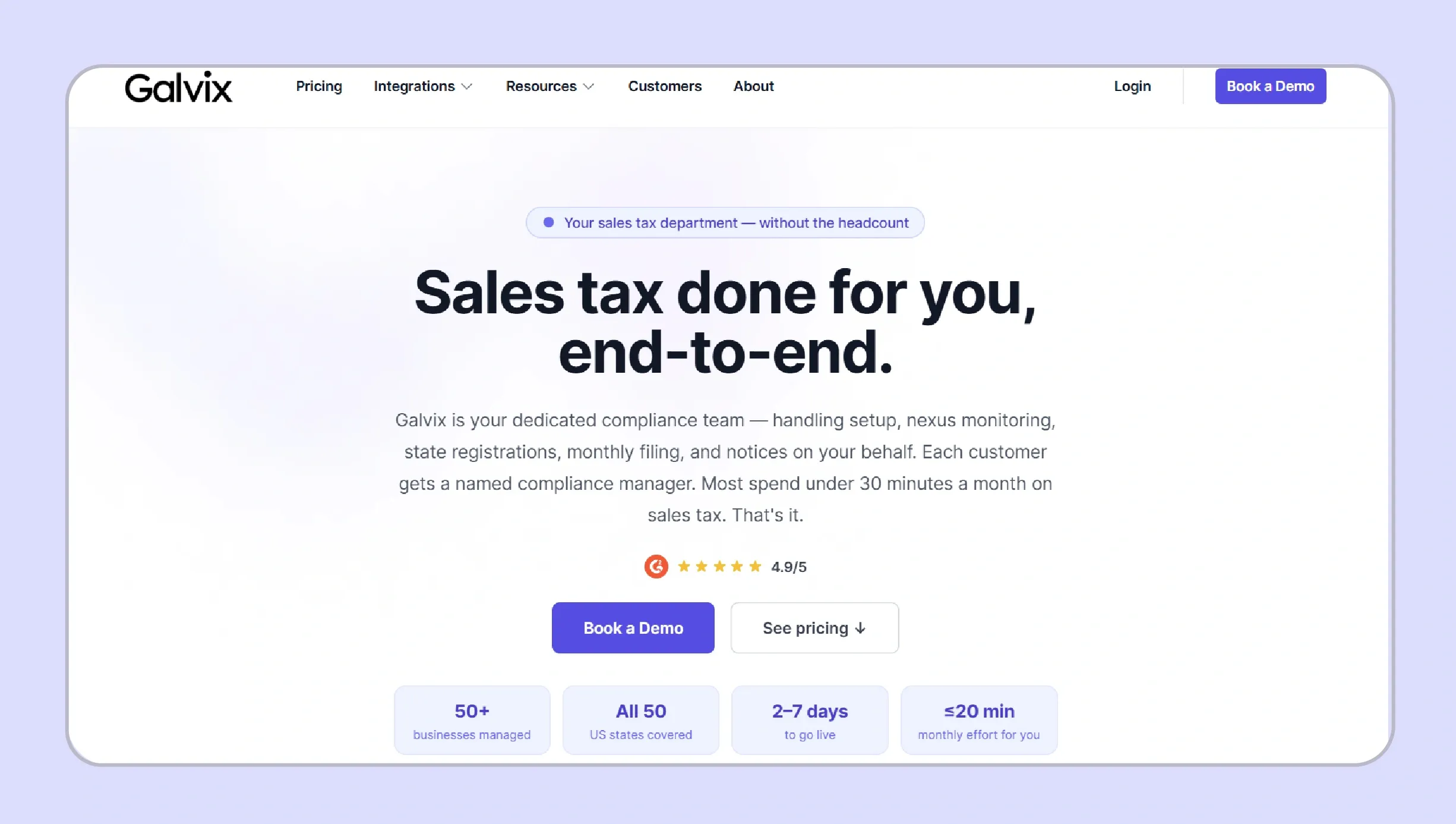 Galvix provides exemption certificate management as a done-for-you service
