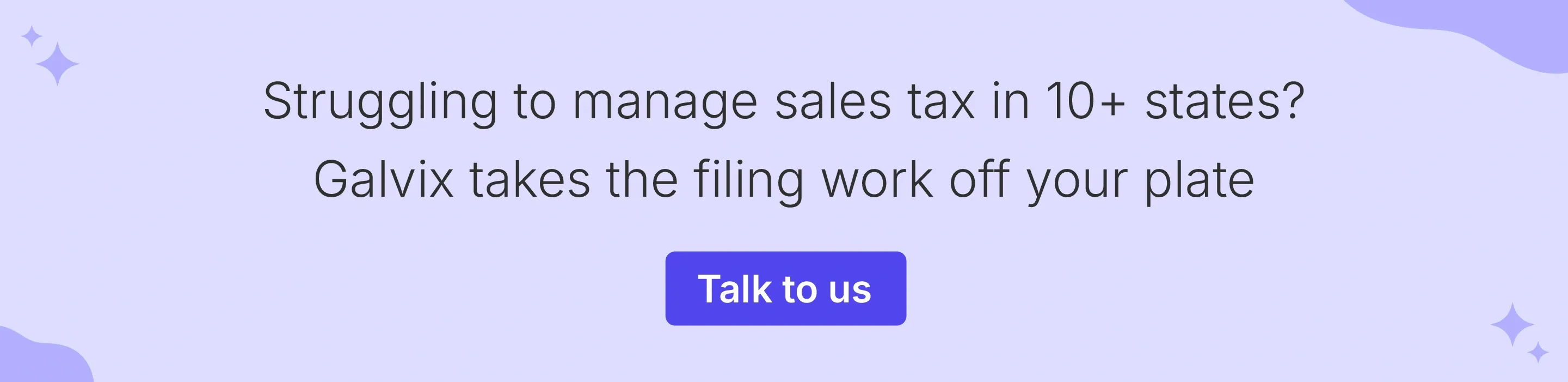 Galvix simplifies multi-state sales tax filing for growing finance teams