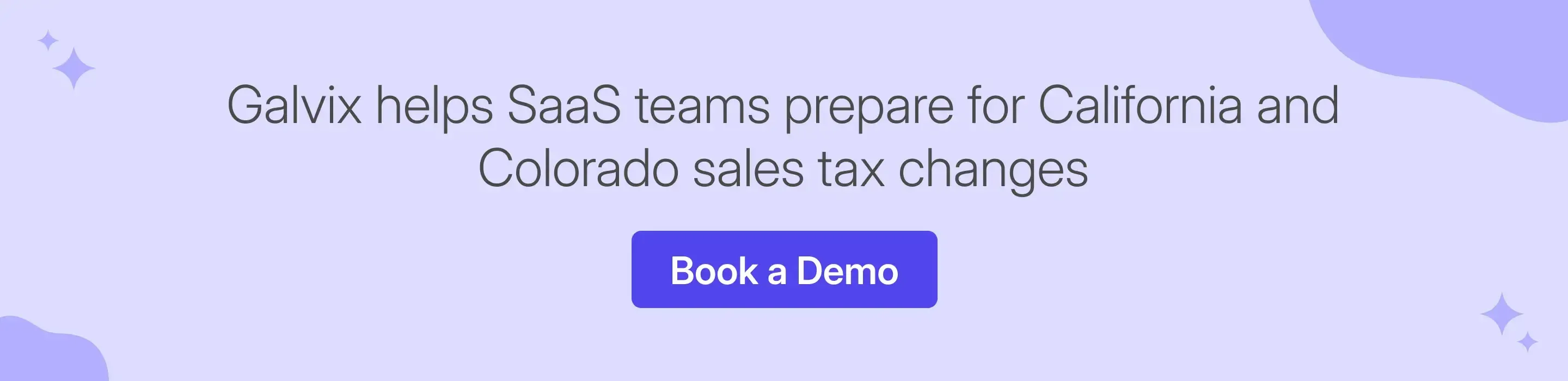 Galvix supports SaaS sales tax changes across multiple states