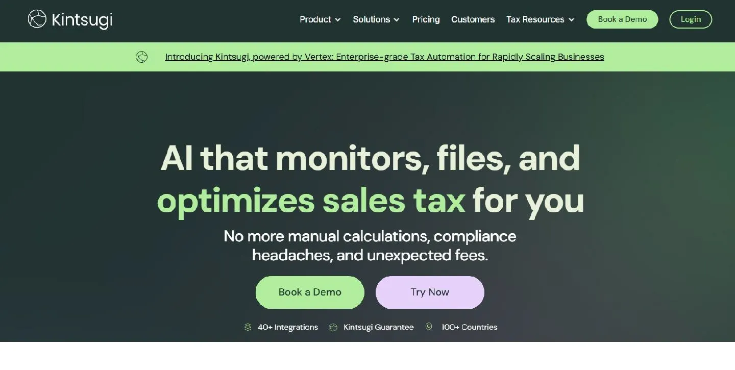 Kintsugi platform homepage
