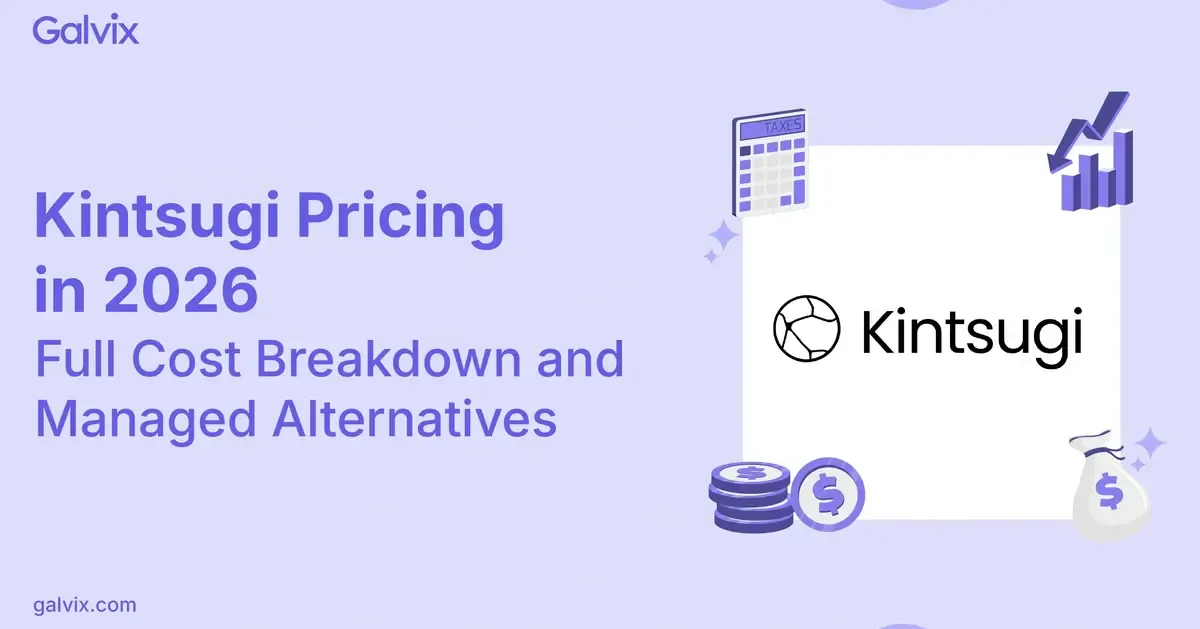 Kintsugi pricing breakdown compared to Galvix managed compliance flat-rate structure
