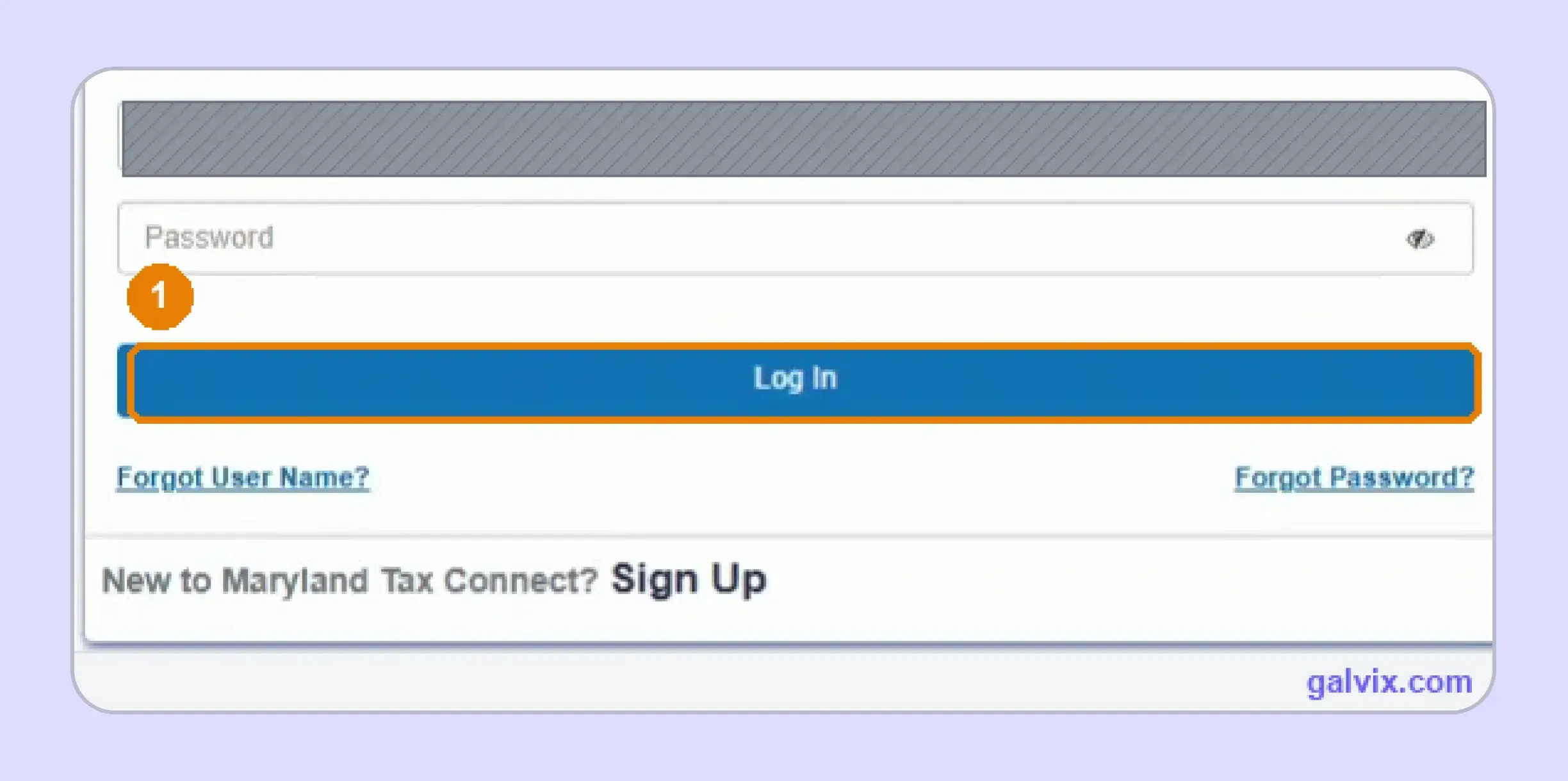 Maryland Tax Connect login for sales tax filing
