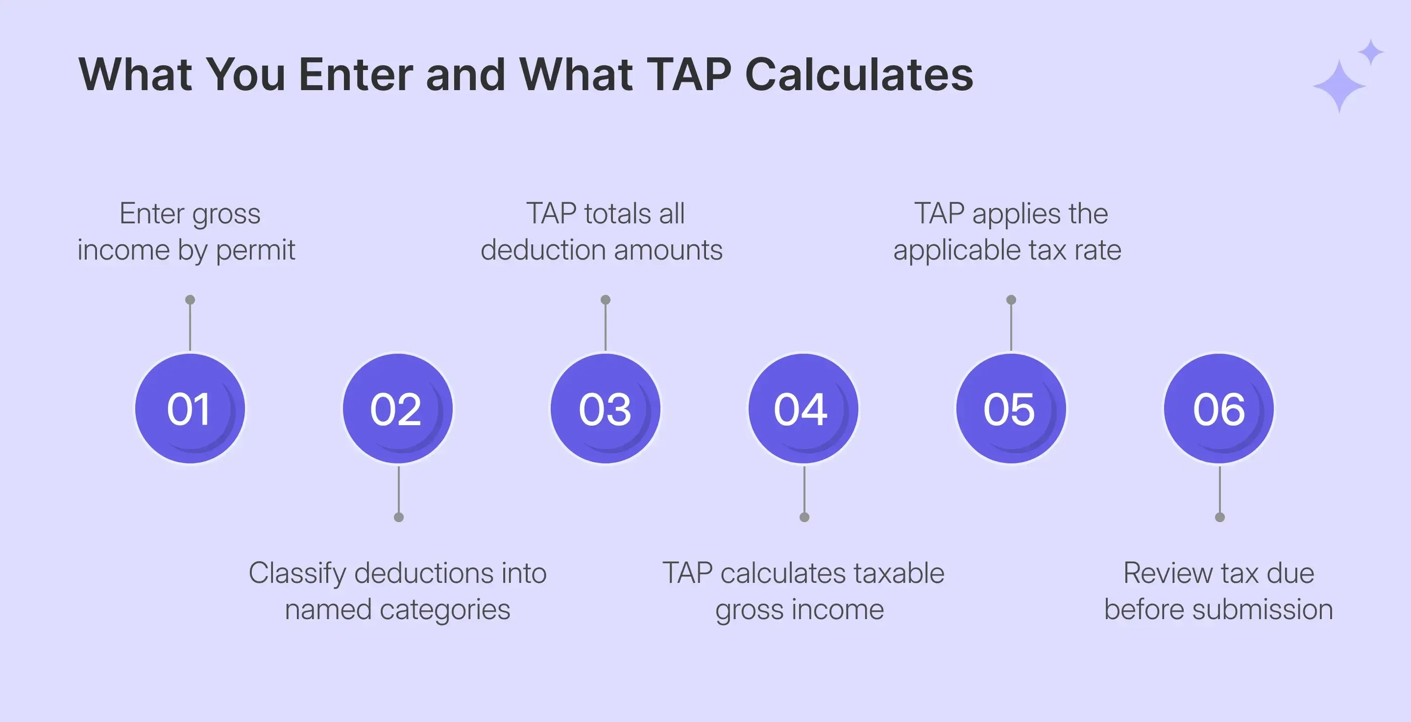 Mississippi TAP fields entered manually and calculated automatically