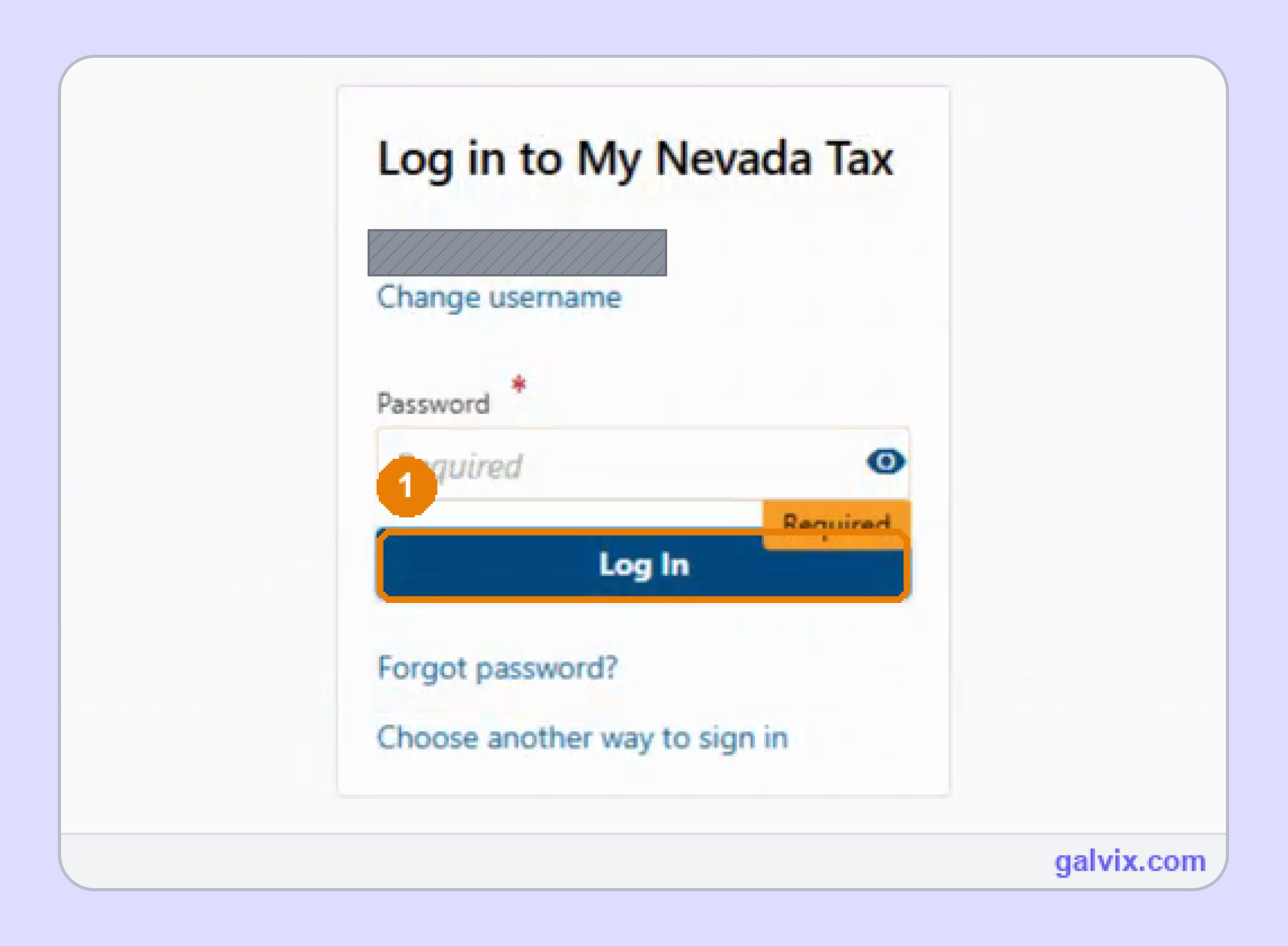 My Nevada Tax login for Nevada sales tax filing