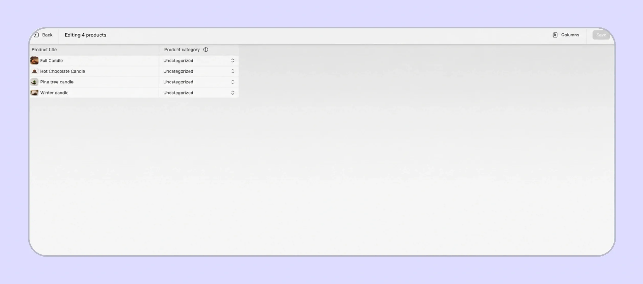 Shopify automated sales tax product category setup
