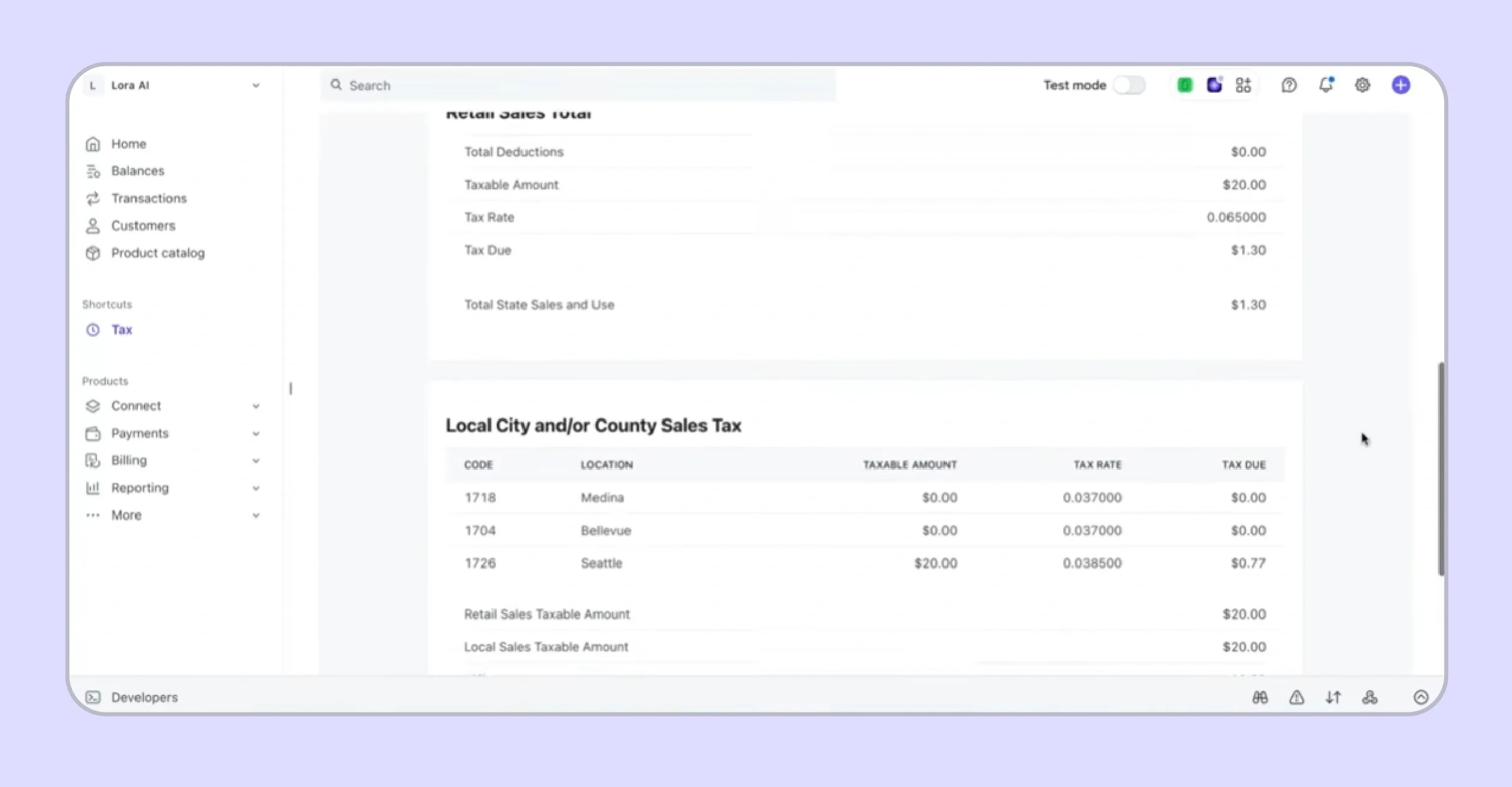 Stripe Tax Nexus alerts for state thresholds