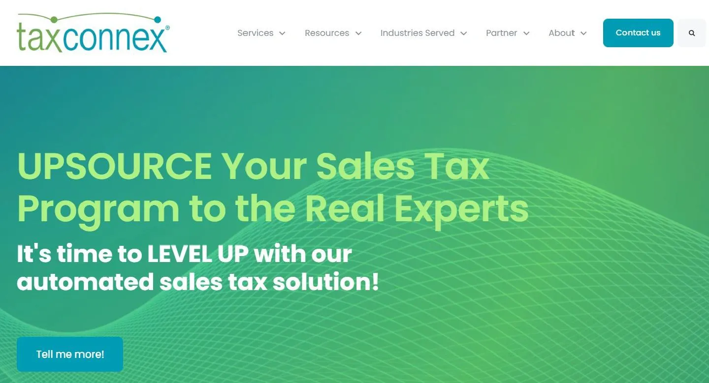 TaxConnex website