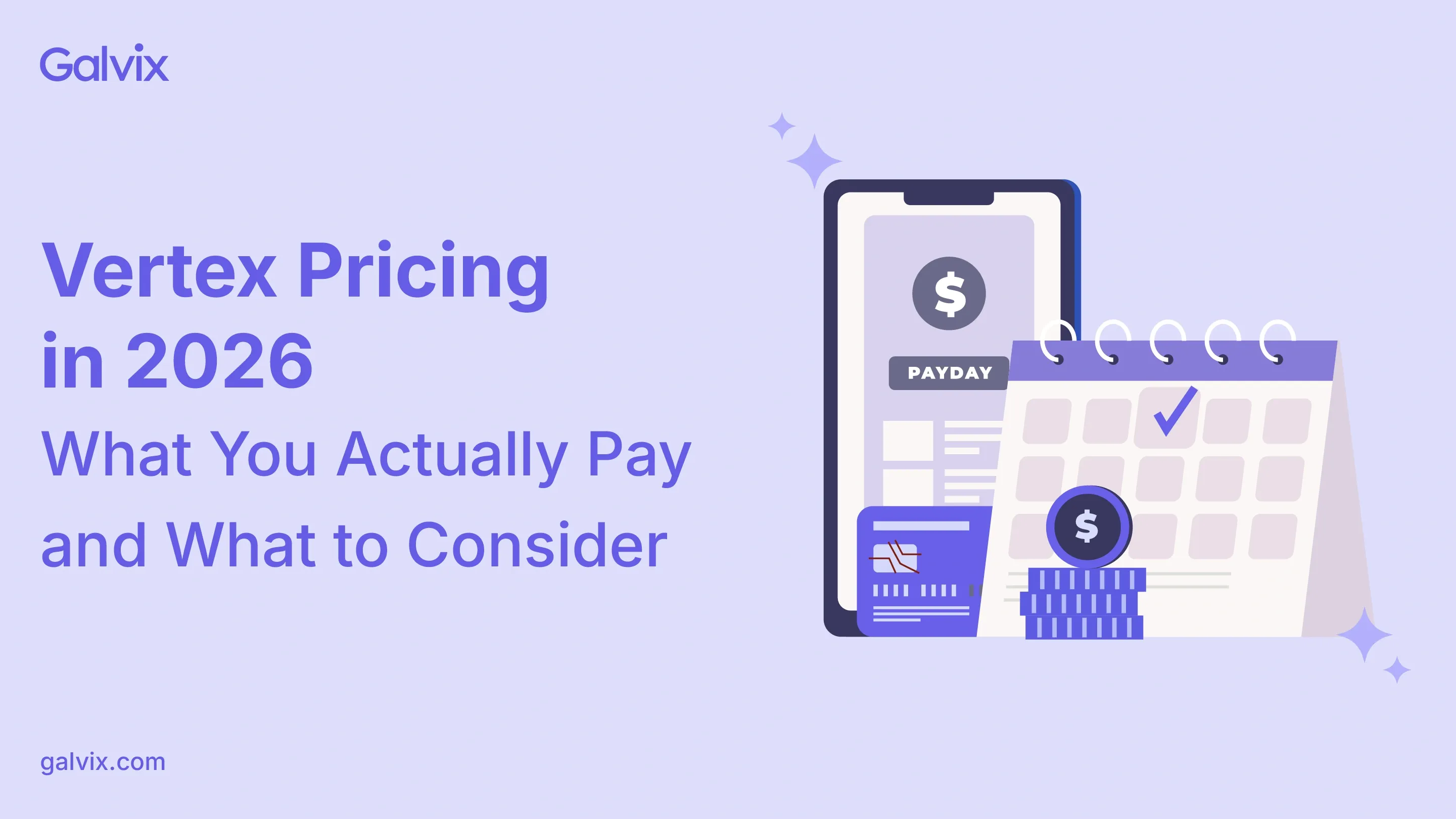 Vertex pricing compared to Galvix flat-rate managed compliance alternative
