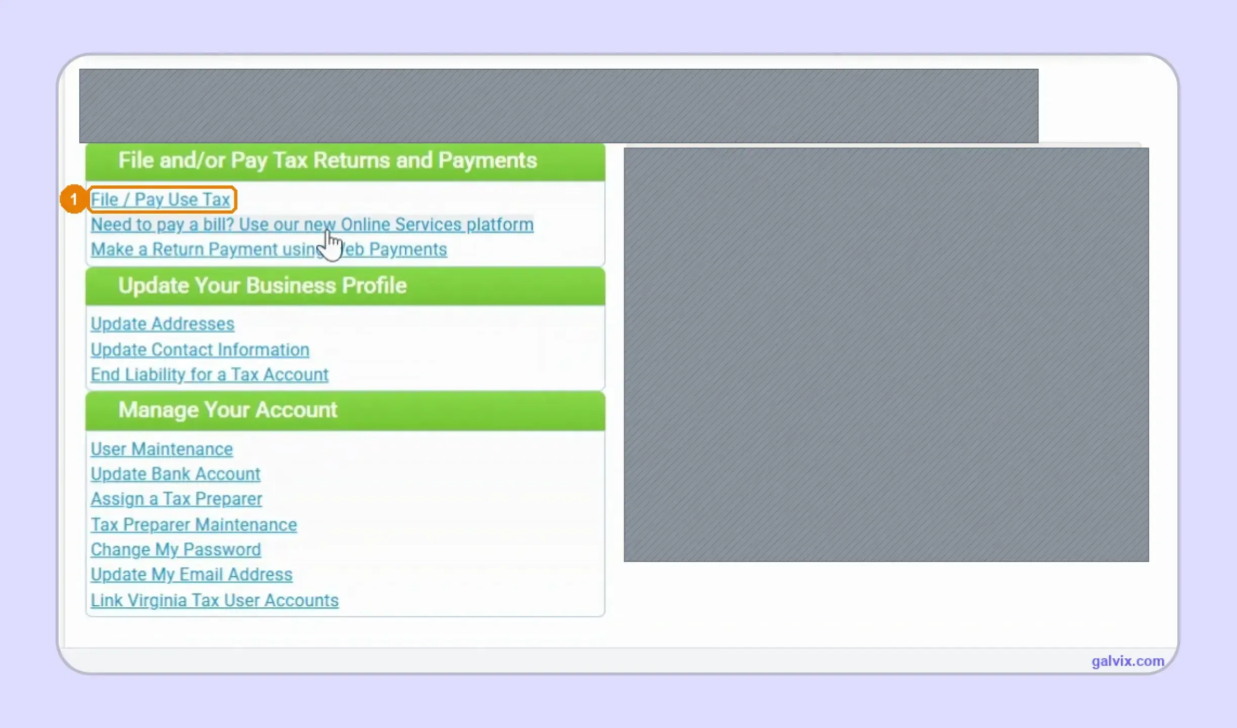 Virginia sales tax account ready for return filing.webp